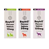 Baytril 15/50mg Flavour Tablets