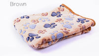 Cute Floral Fleece Soft Blanket - Beds Mat - FastAndSafeStoreFastAndSafeStore