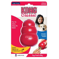 XS-XXL KONG Classic Dog Toy with Your Choice of Dog Treat Toy - FastAndSafeStoreFastAndSafeStore