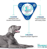 2pcs Virbac CET VEGGIEDENT FR3SH Tartar Control Chews for Cleans teeth samll medium large dogs Freshens breath - FastAndSafeStoreFastAndSafeStore