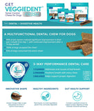 2pcs Virbac CET VEGGIEDENT FR3SH Tartar Control Chews for Cleans teeth samll medium large dogs Freshens breath - FastAndSafeStoreFastAndSafeStore