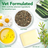 Vet's Best Ear DRY Relief Wash Cleaner for Dogs, 4 oz 16 oz Refill Vet formulated Alcohol free - FastAndSafeStoreFastAndSafeStore