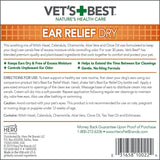 Vet's Best Ear DRY Relief Wash Cleaner for Dogs, 4 oz 16 oz Refill Vet formulated Alcohol free - FastAndSafeStoreFastAndSafeStore