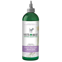 Vet's Best Ear DRY Relief Wash Cleaner for Dogs, 4 oz 16 oz Refill Vet formulated Alcohol free - FastAndSafeStoreFastAndSafeStore