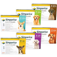 Simparica Chewable For Dogs ( Sarolaner ) Flea and Tick Protection - FastAndSafeStoreFastAndSafeStore